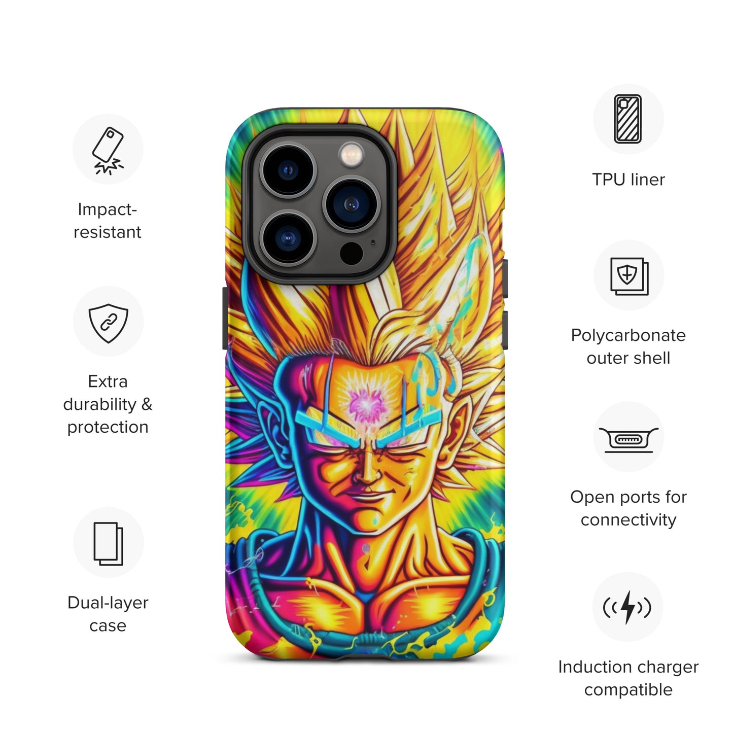 Super Saiyan Trip 1.0 Tough iPhone case