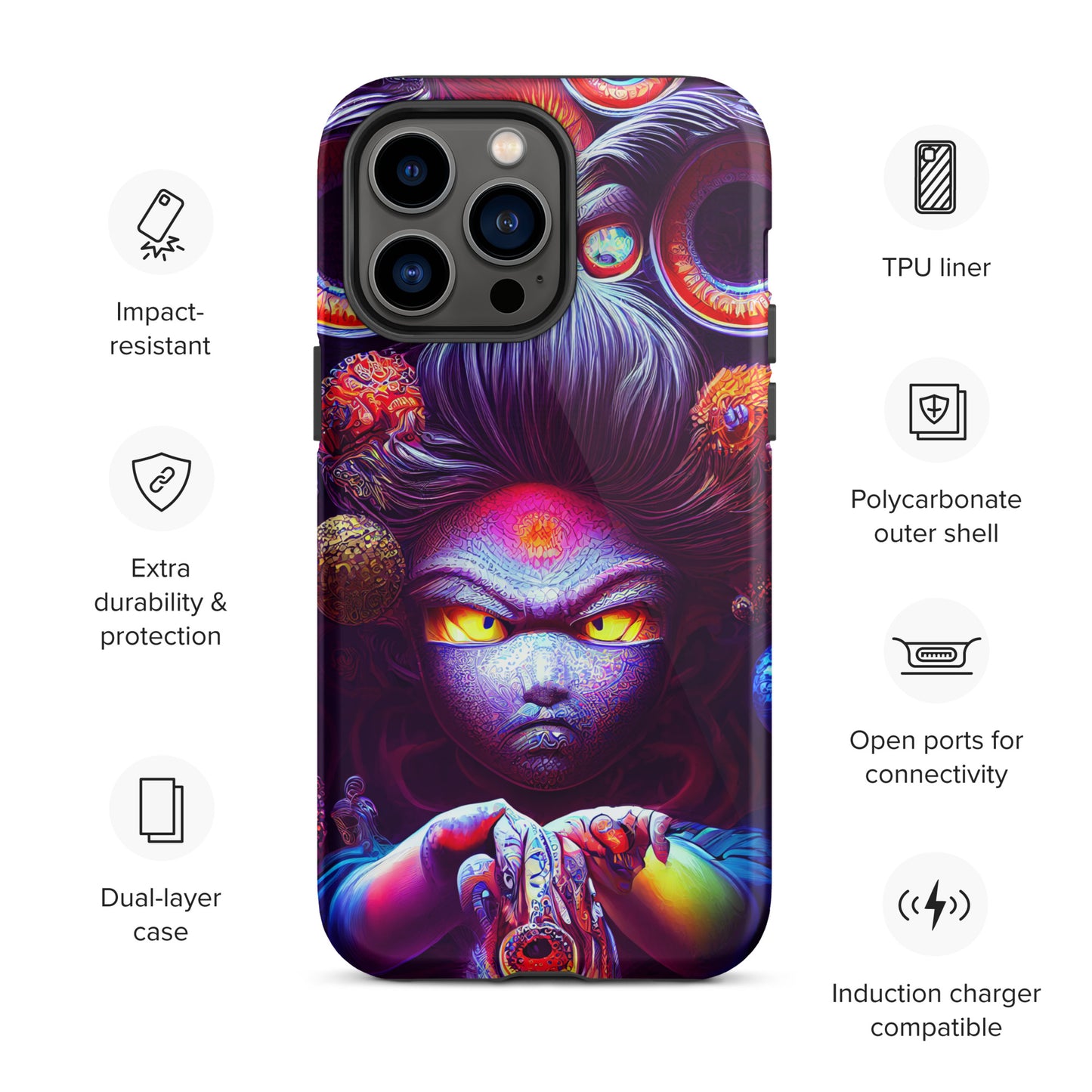 Super Saiyan in Wonderland 1.0 Tough iPhone case