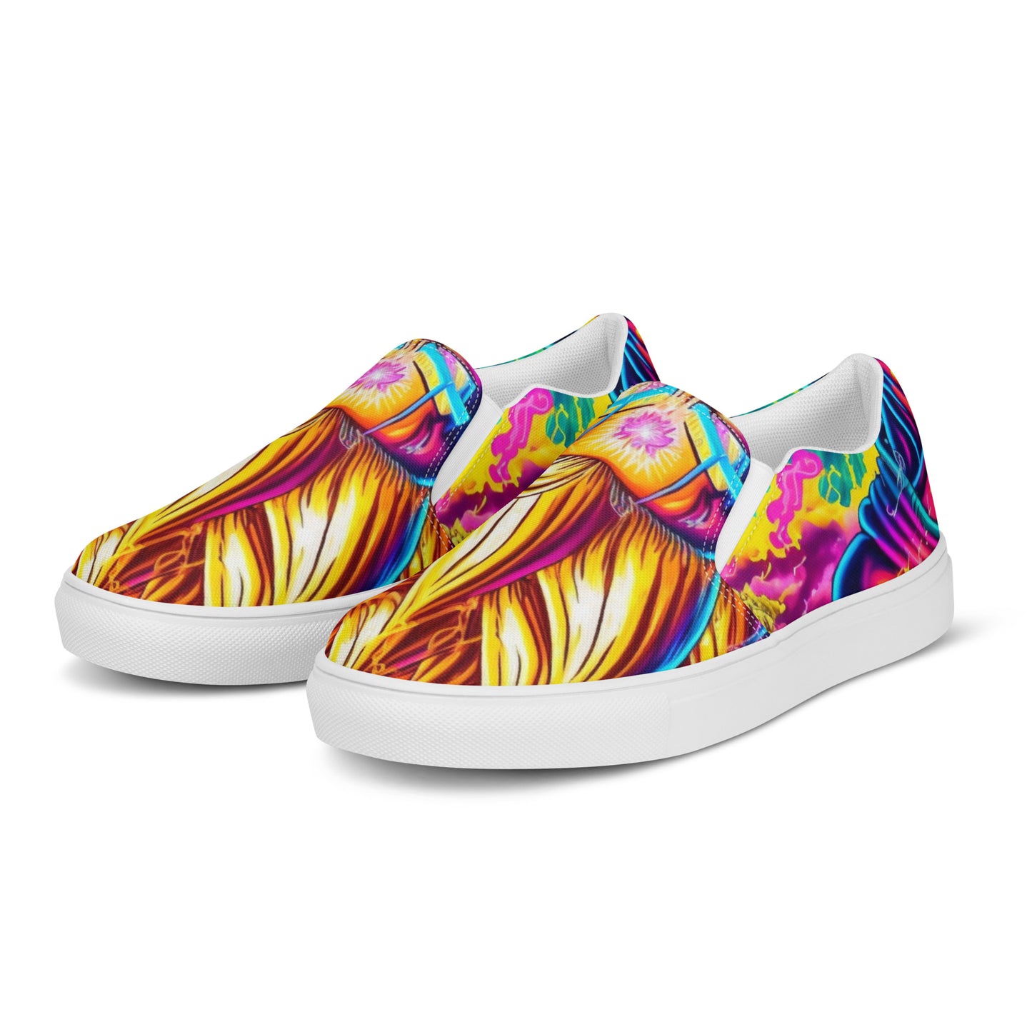 Super Saiyan Trip 1.0 Women’s slip-on canvas shoes