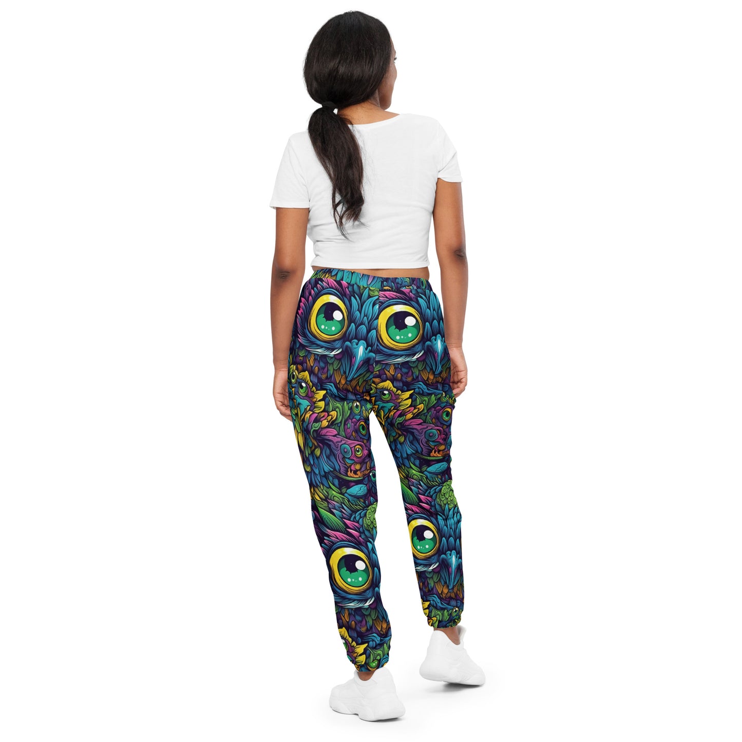 Trippy Owl Unisex Track Pants