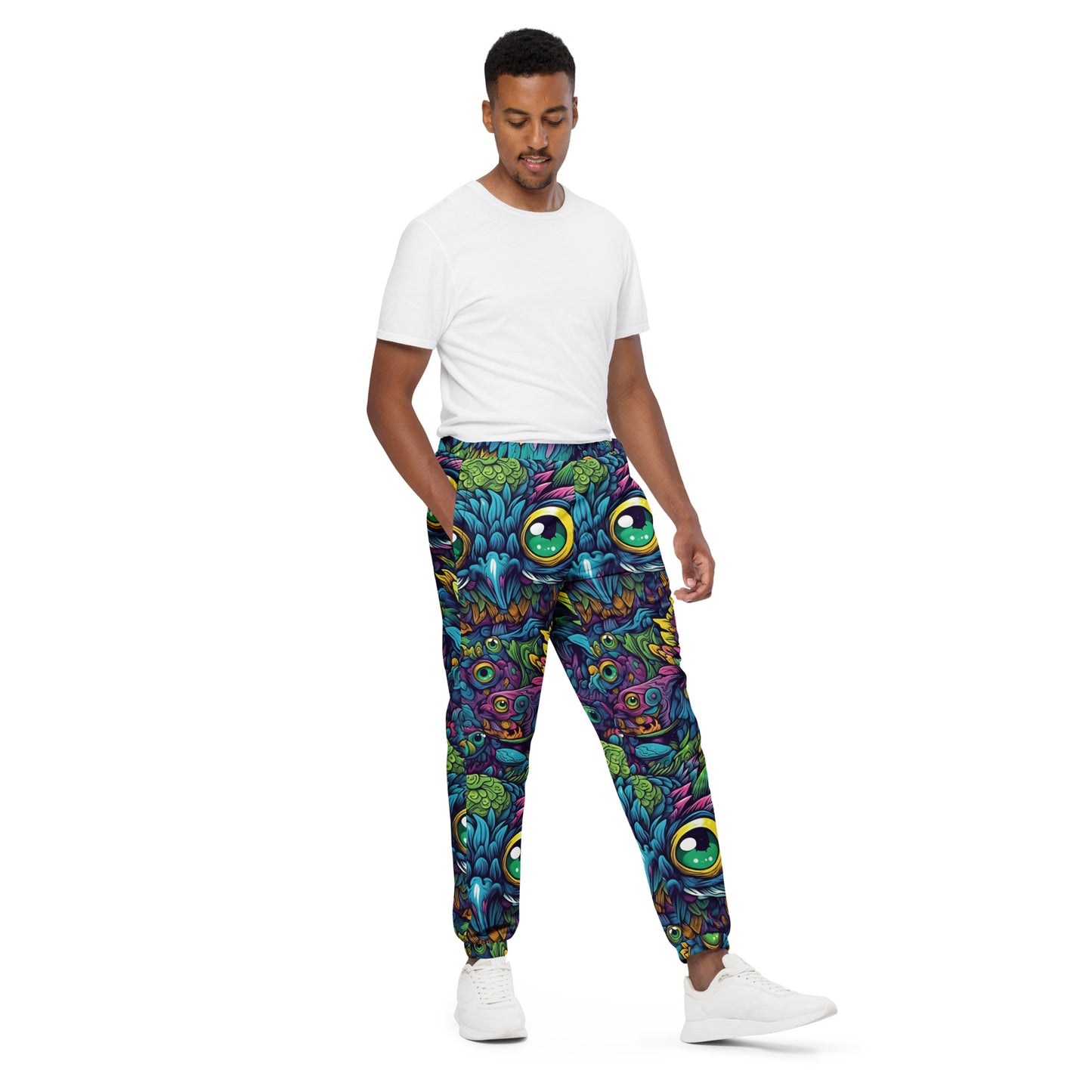 Trippy Owl Unisex Track Pants