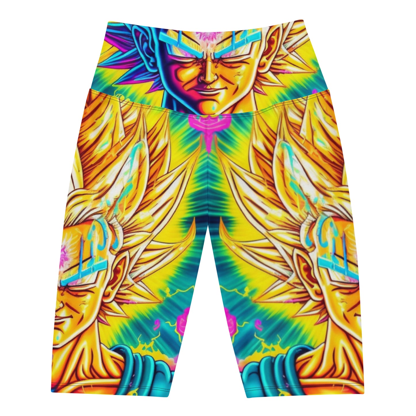 Super Saiyan Trip 1.0 Biker Shorts