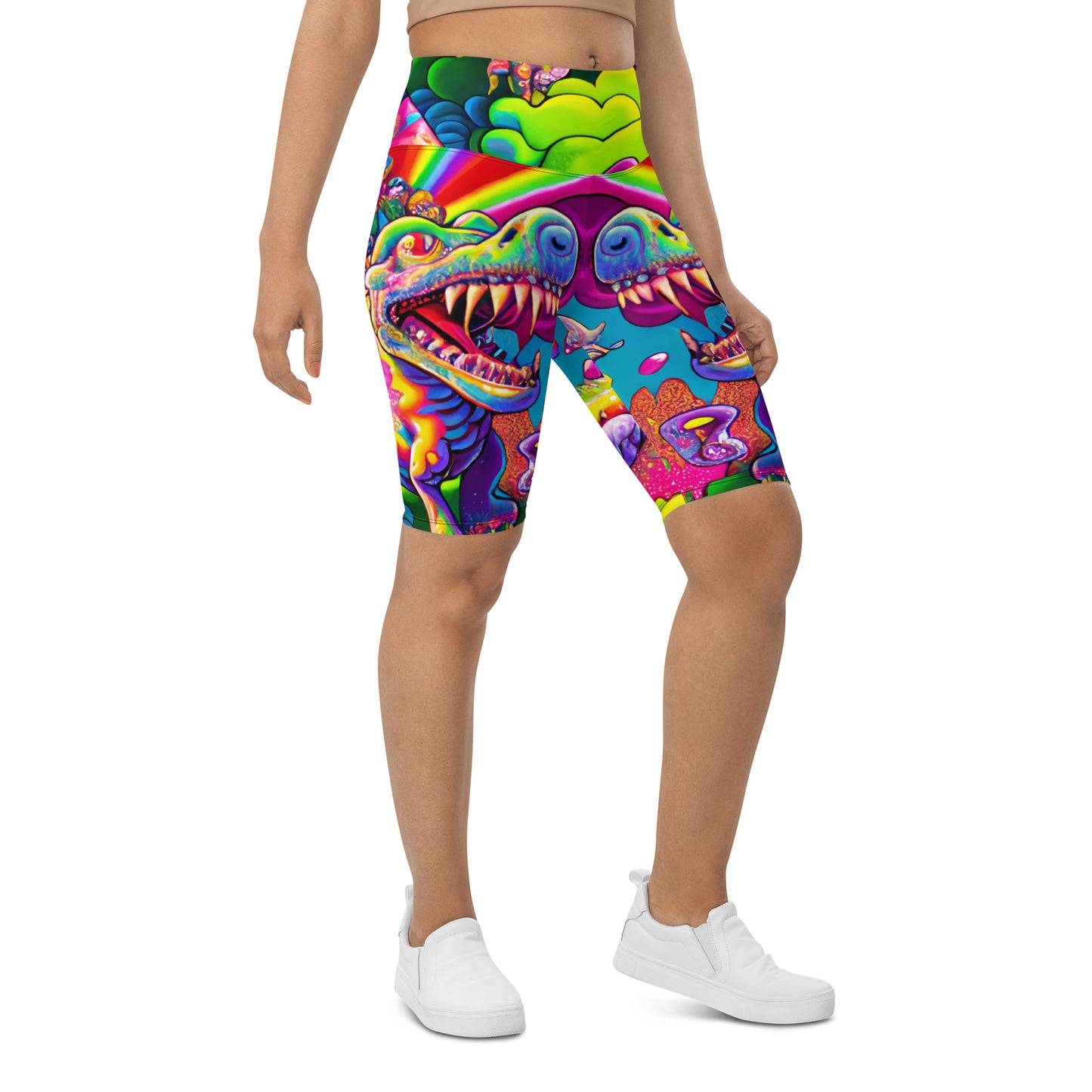 Dino Trip 1.0 Biker Shorts
