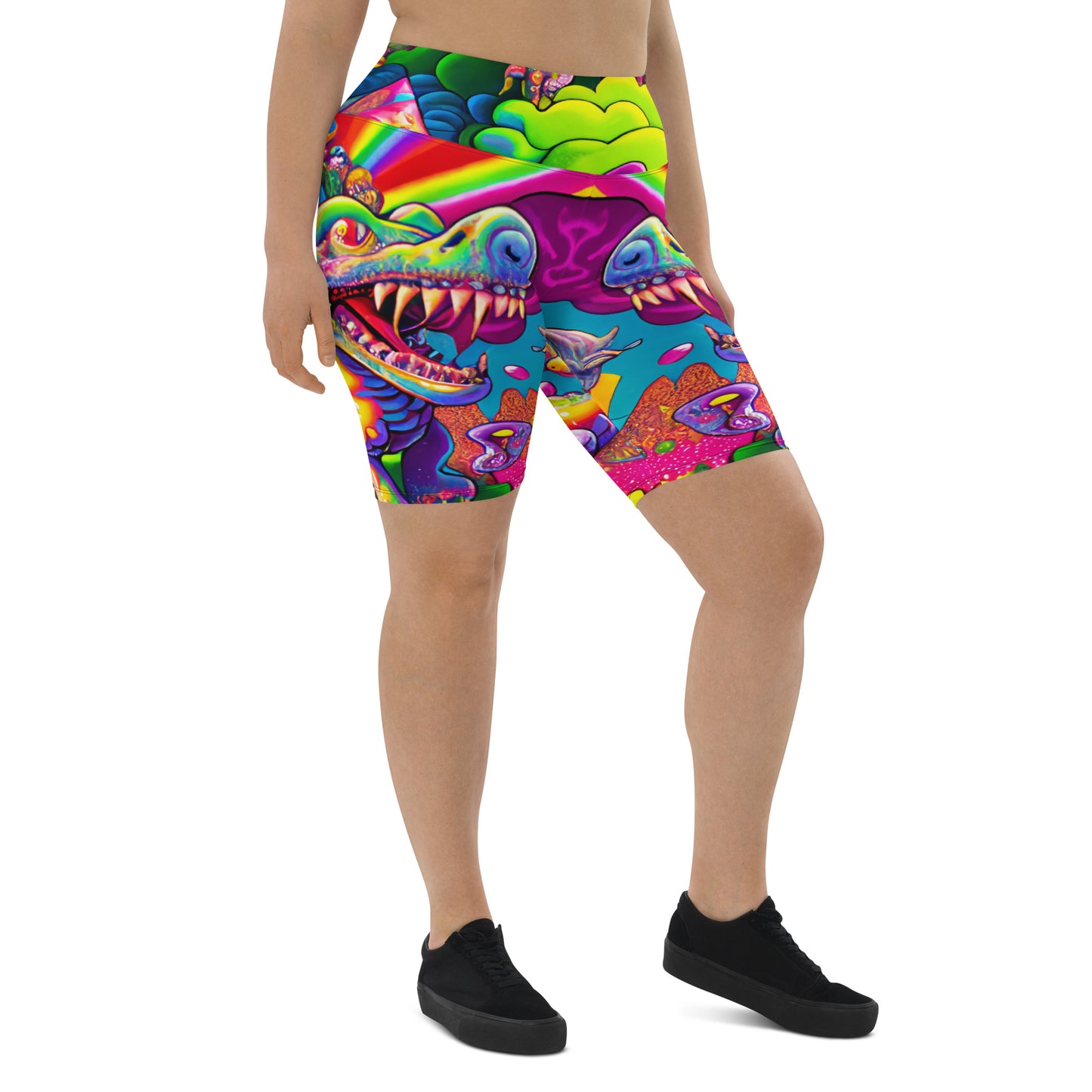 Dino Trip 1.0 Biker Shorts