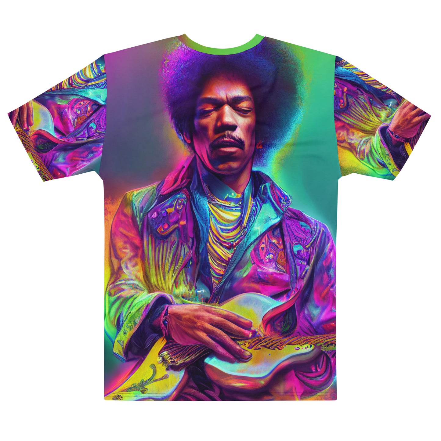Jimi Hendrix Neon 1.0 Men's T-Shirt