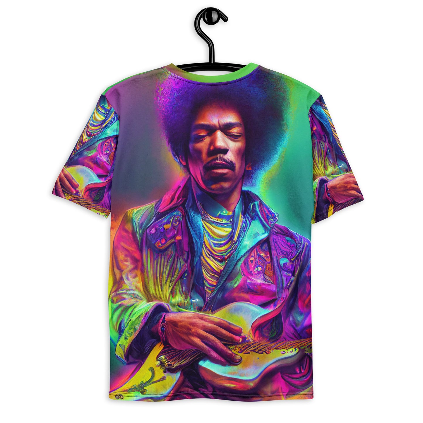 Jimi Hendrix Neon 1.0 Men's T-Shirt