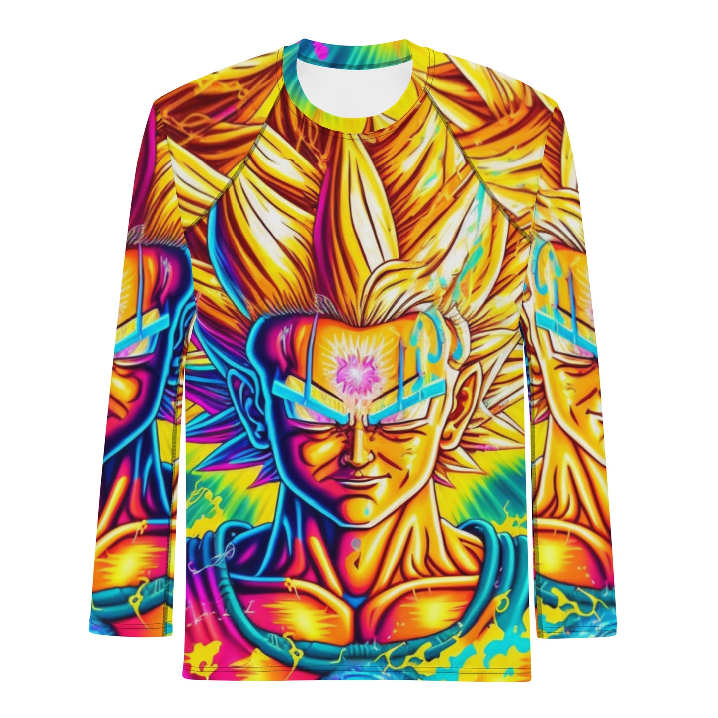 Super Saiyan Trip 1.0 Men's Rash Guard