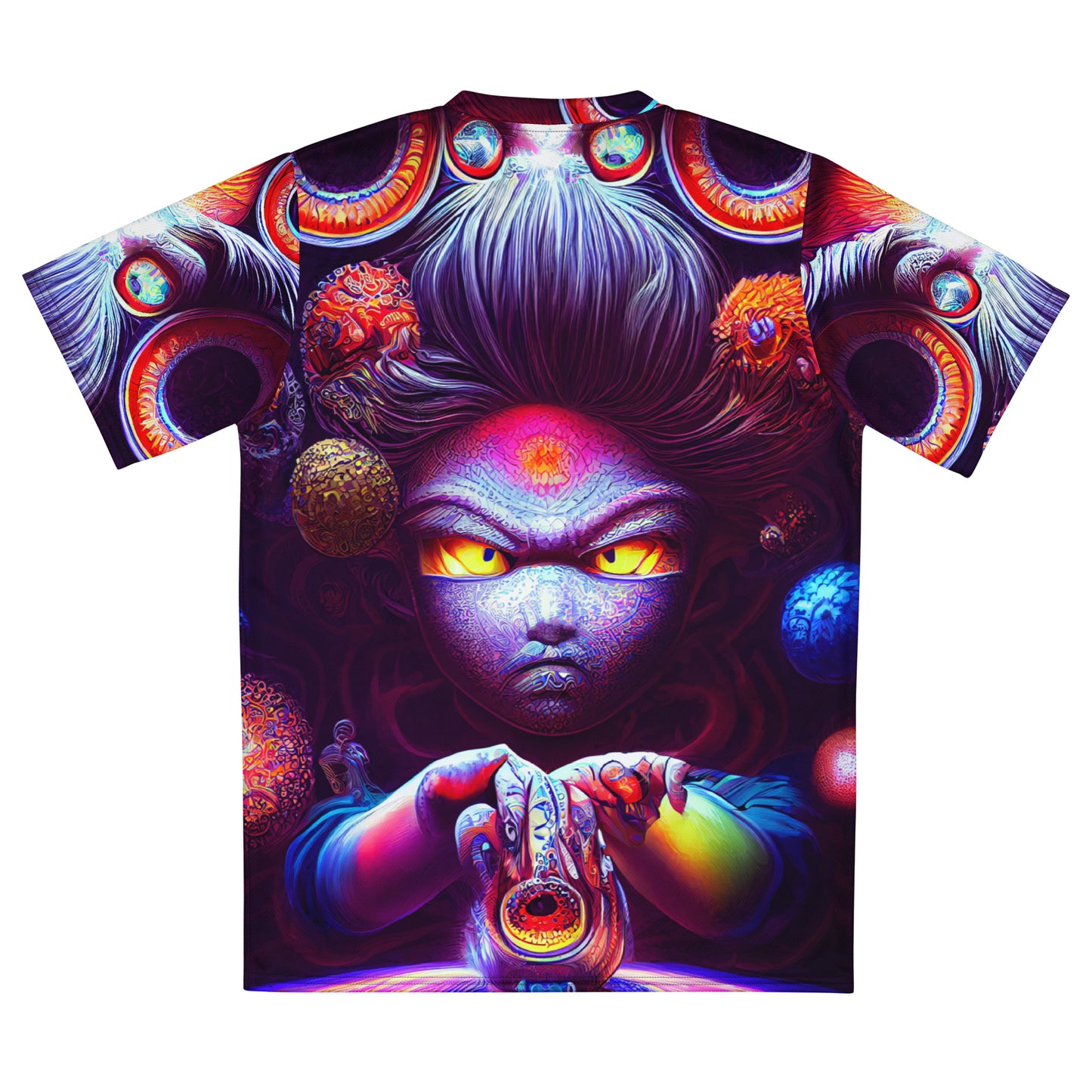 Super Saiyan in Wonderland 1.0 Recycled unisex sports jersey