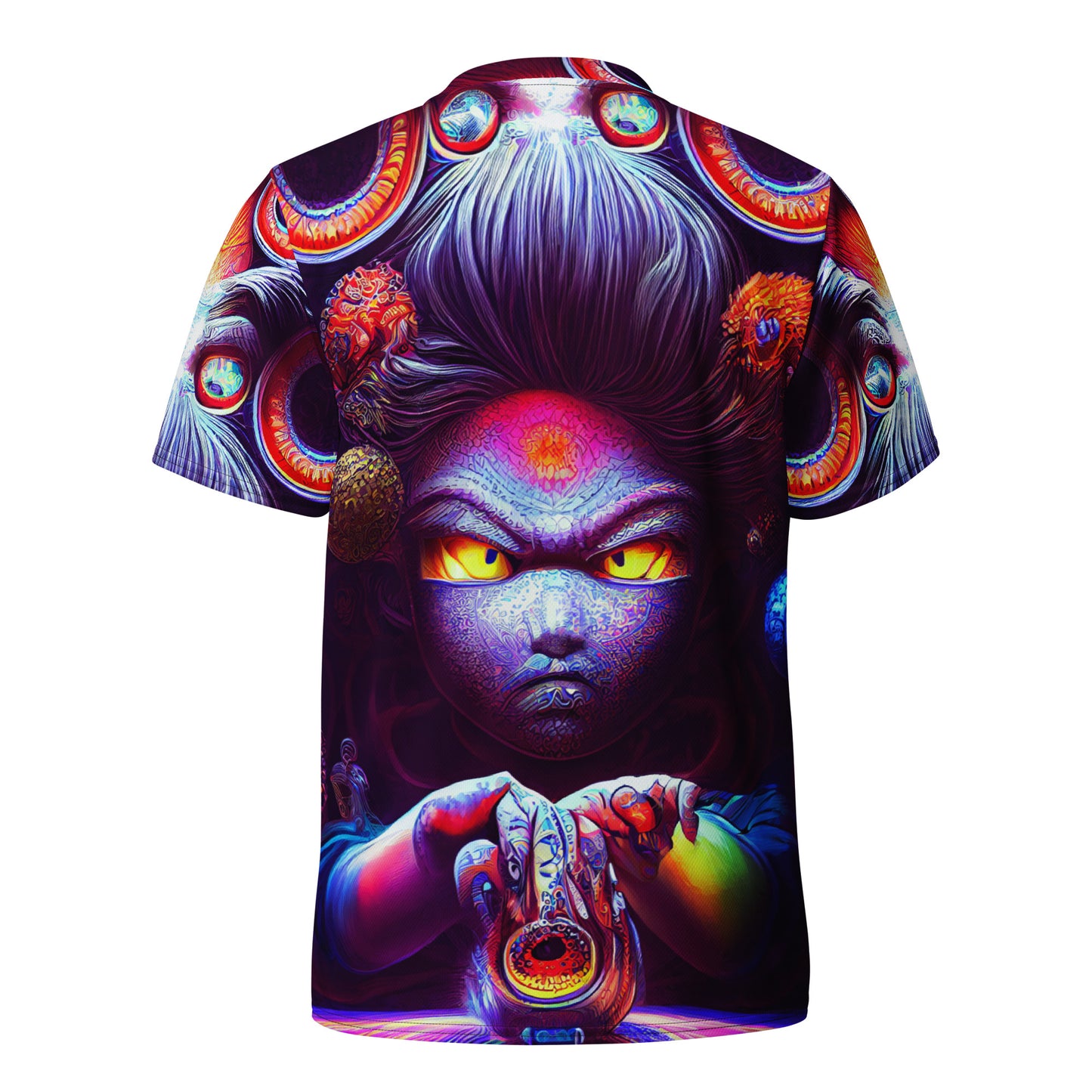Super Saiyan in Wonderland 1.0 Recycled unisex sports jersey