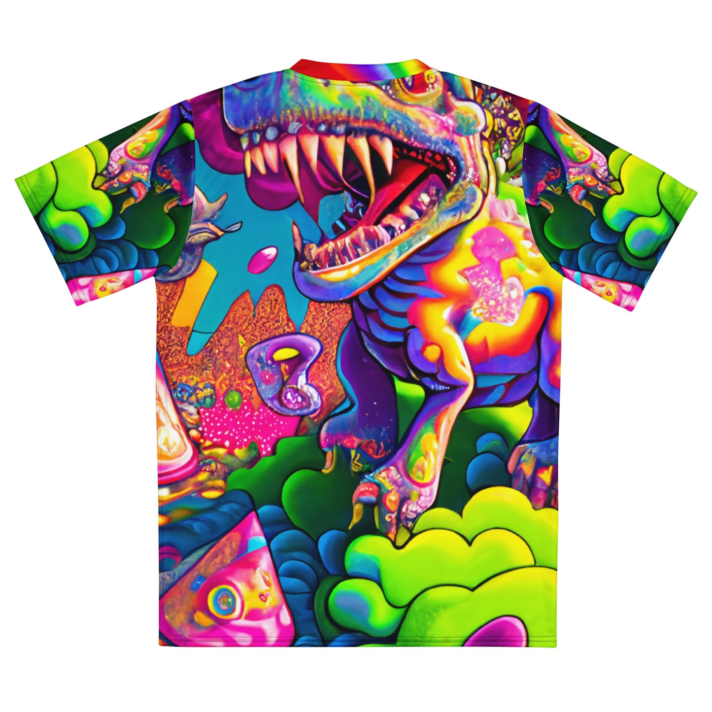 Dino Trip 1.0 Recycled unisex sports jersey