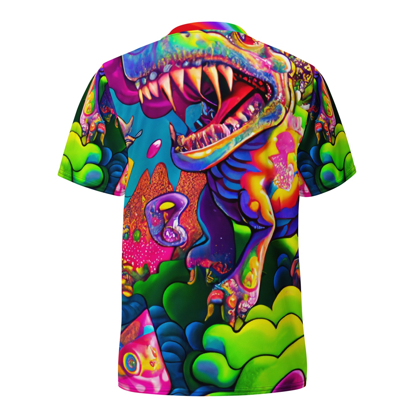 Dino Trip 1.0 Recycled unisex sports jersey