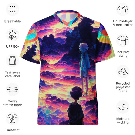 Anime Dream 1.0 Recycled Unisex Sports Jersey