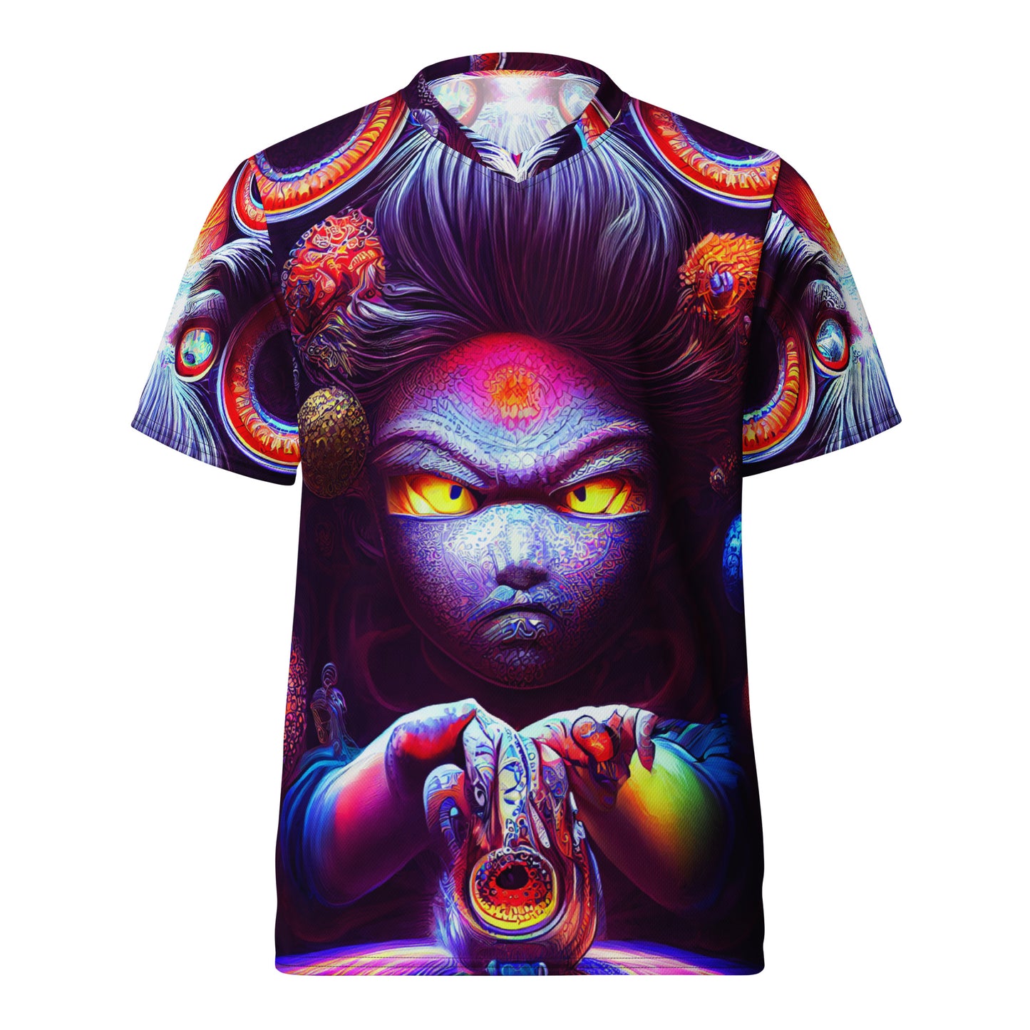 Super Saiyan in Wonderland 1.0 Recycled unisex sports jersey