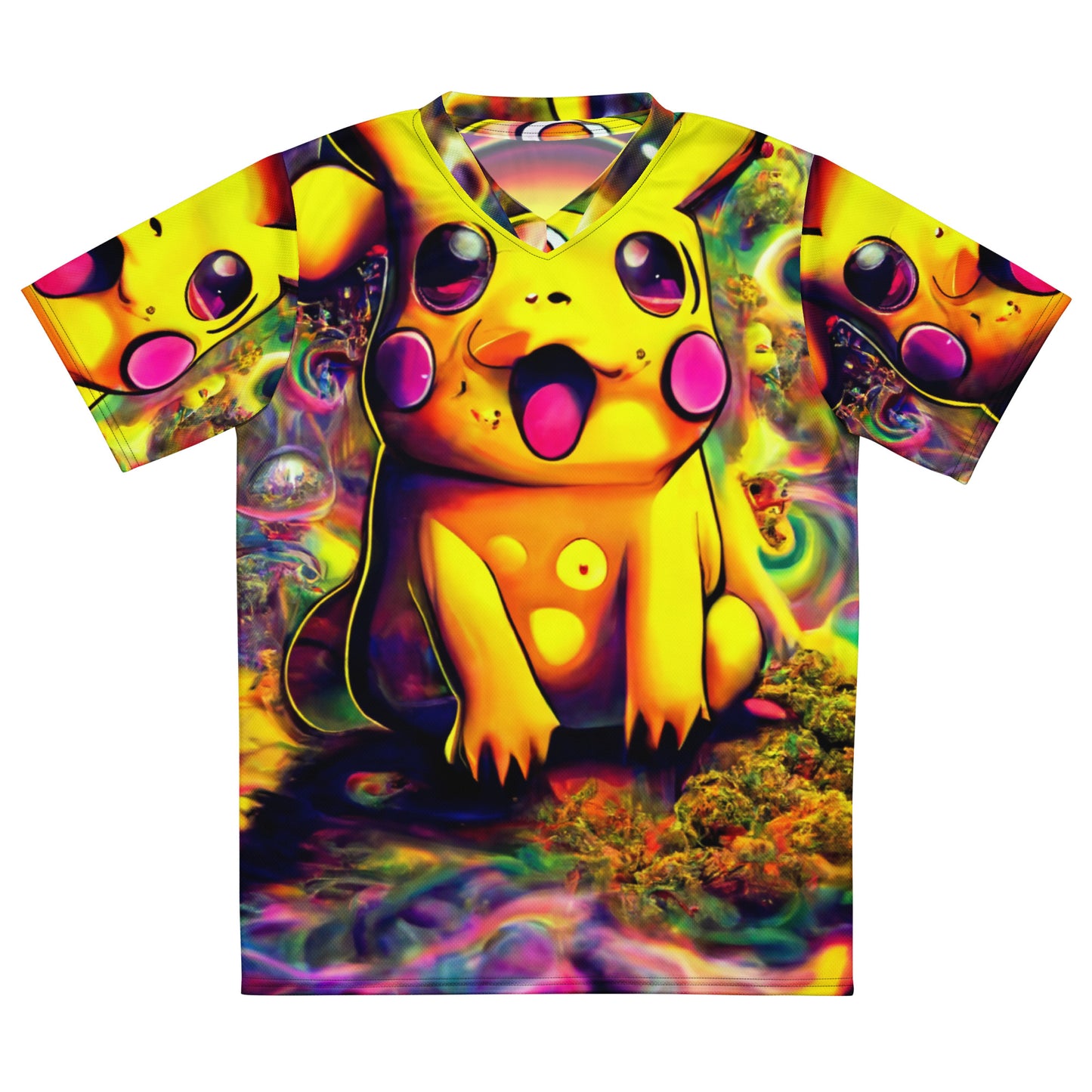 Pikachu Trip 1.0 Recycled unisex sports jersey