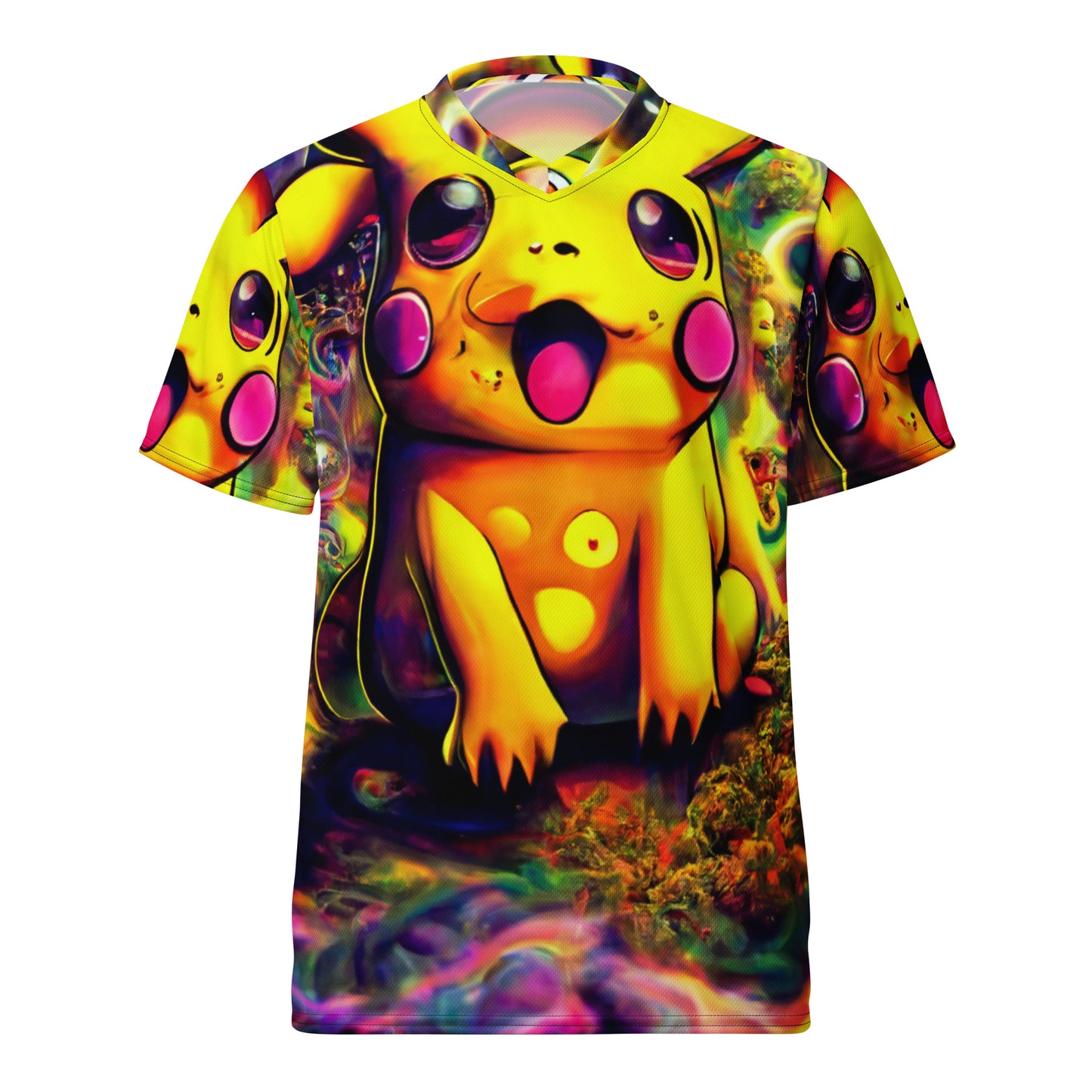 Pikachu Trip 1.0 Recycled unisex sports jersey