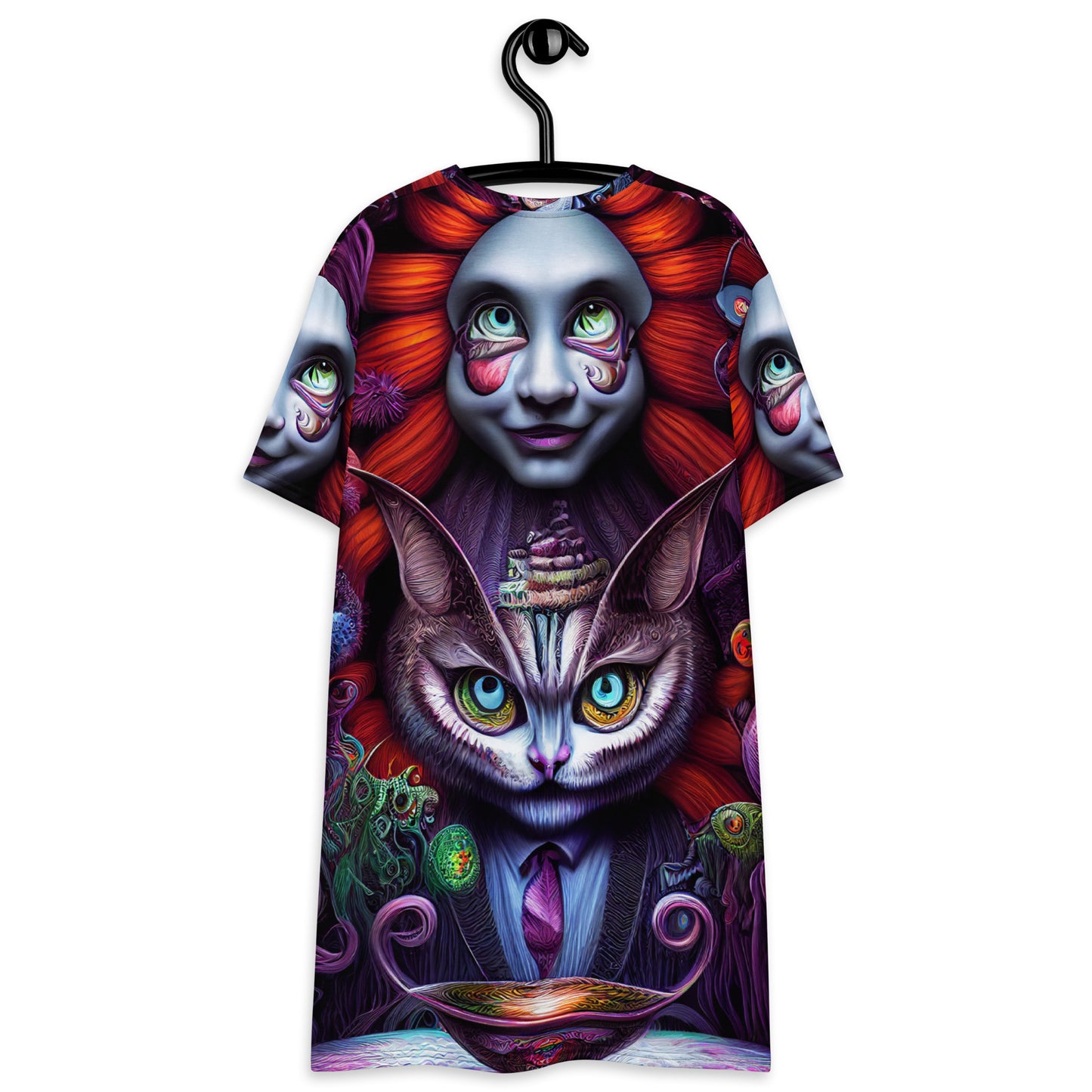 Cheshire Cat in Wonderland 1.0 T-shirt dress