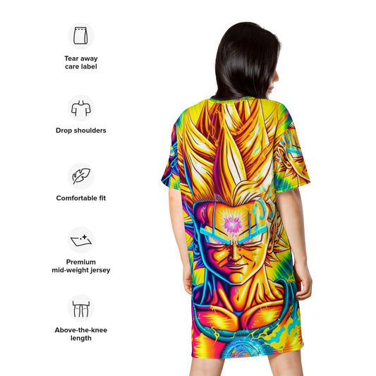 Super Saiyan Trip 1.0 T-shirt dress