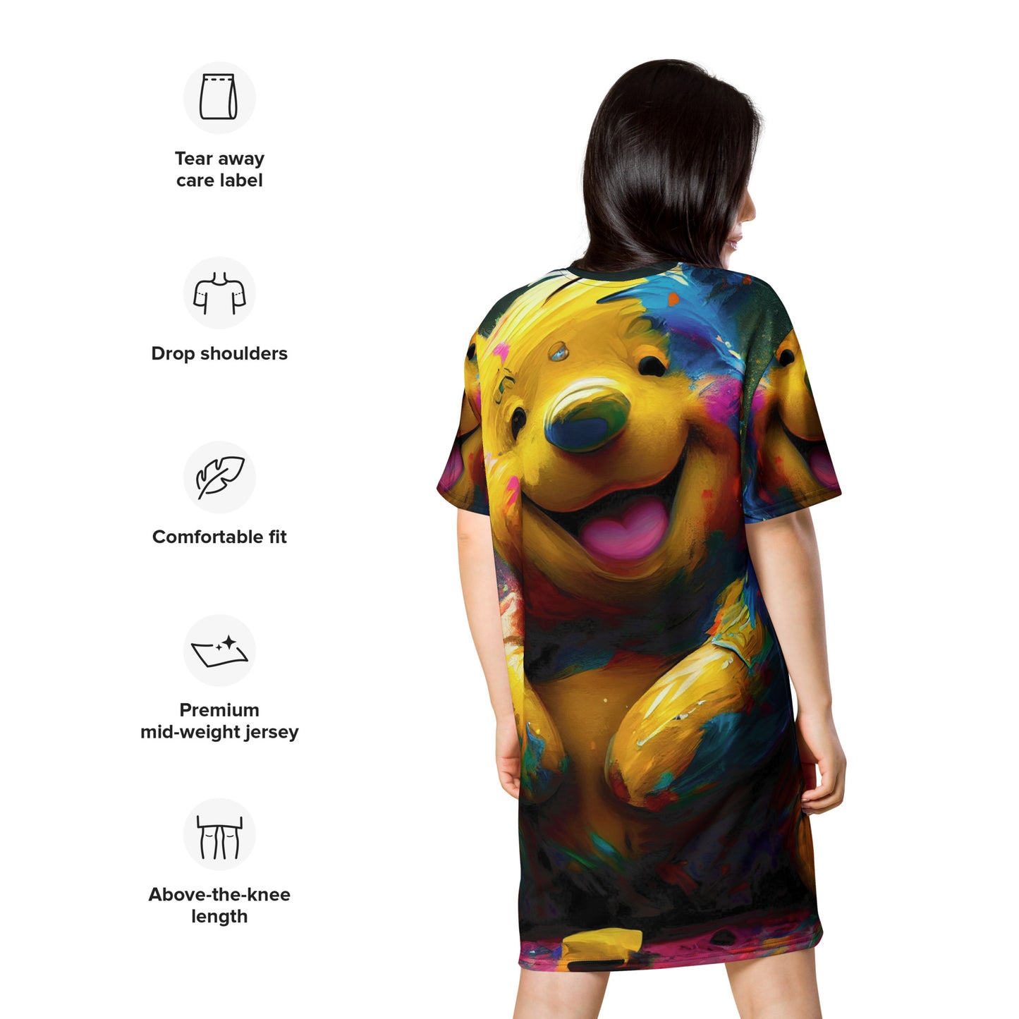 Paint Bear 1.0 T-shirt dress