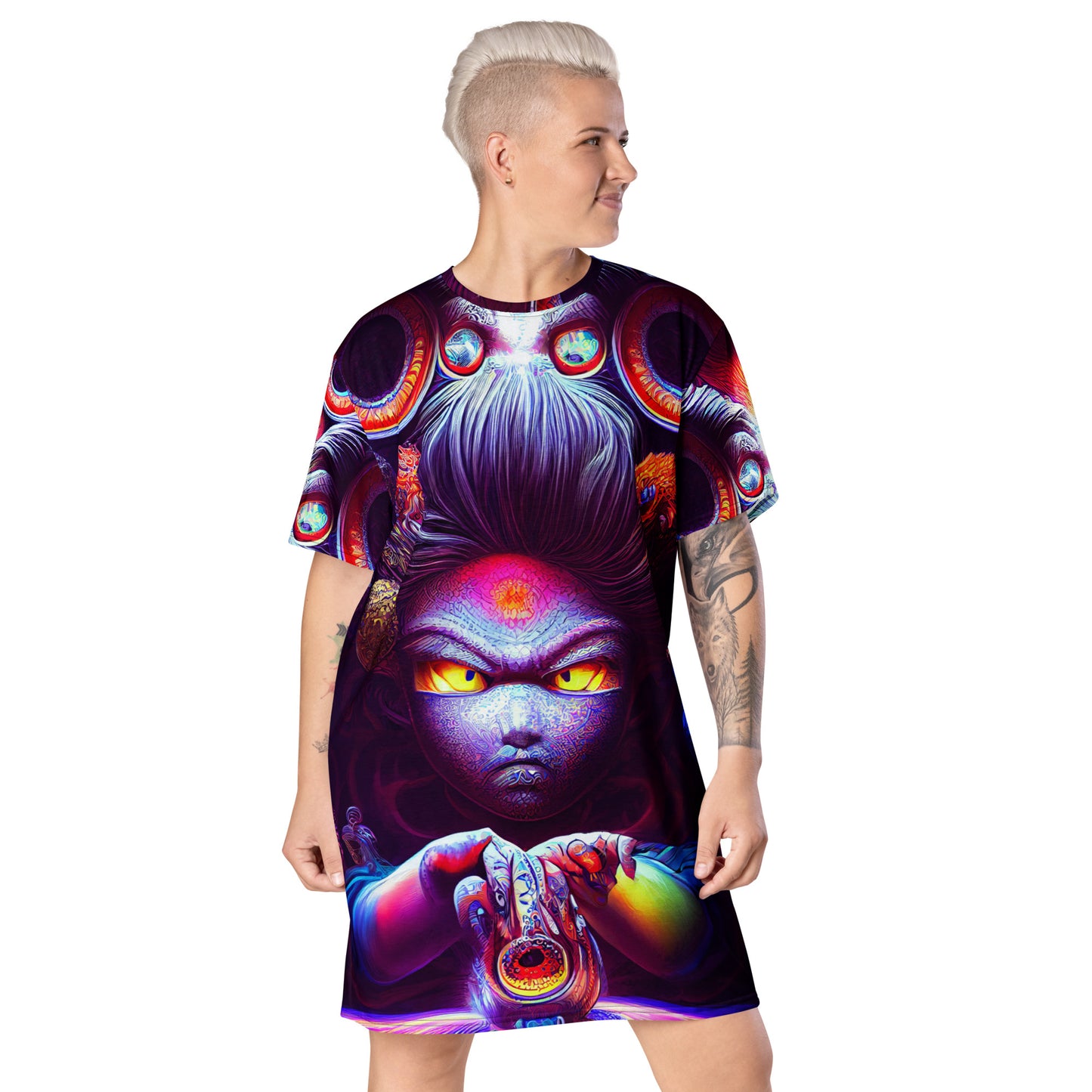Super Saiyan in wonderland 1.0 T-shirt dress