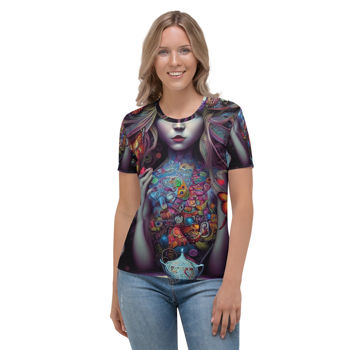 Alice in Wonderland Trippy 1.0 Women's T-shirt