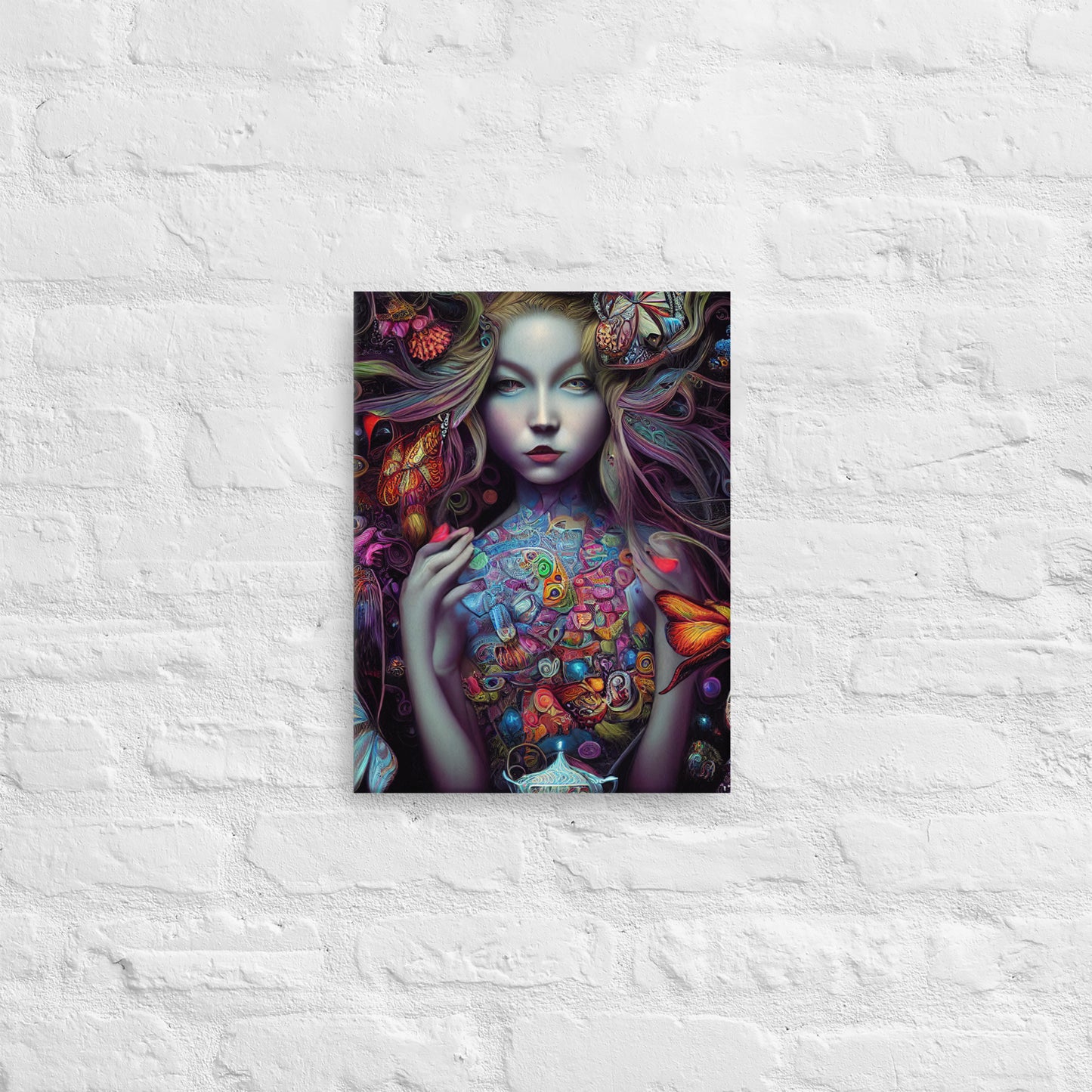Alice in Wonderland Trippy 1.0 Canvas