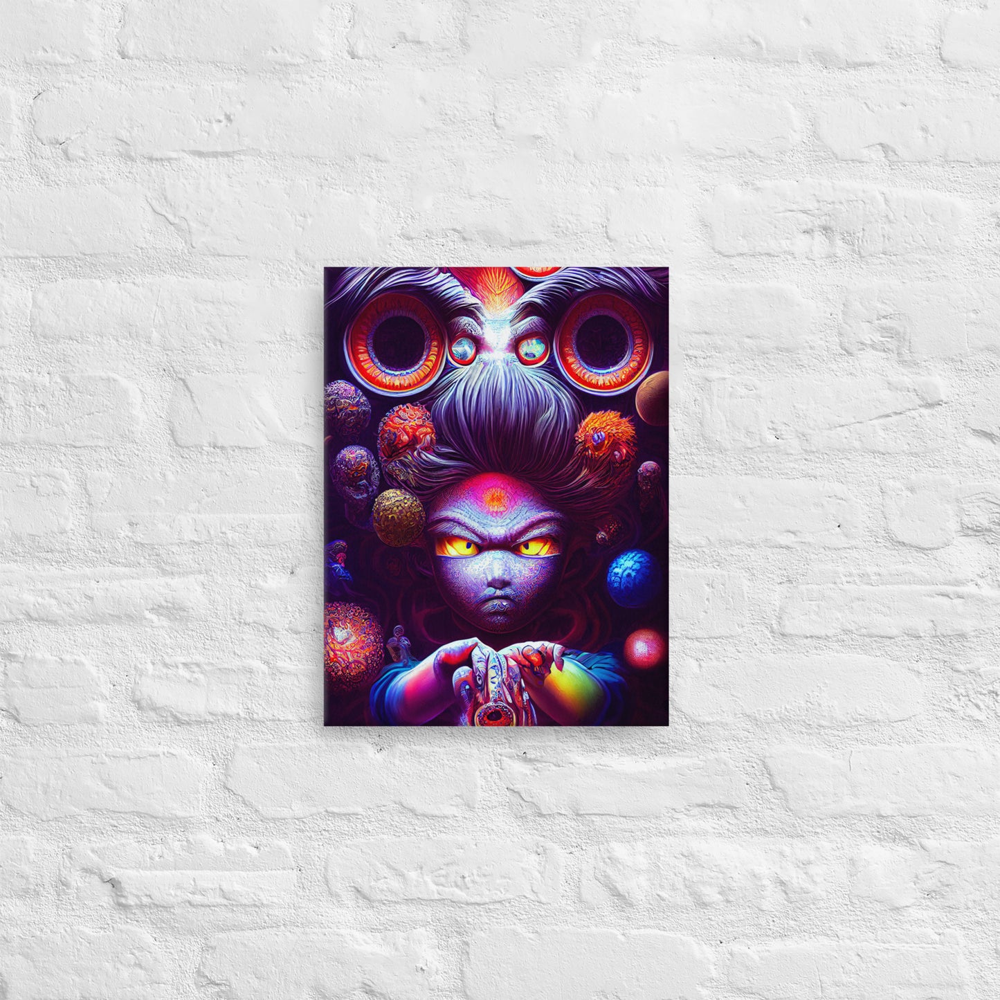 Super Saiyan in Wonderland 1.0 Canvas