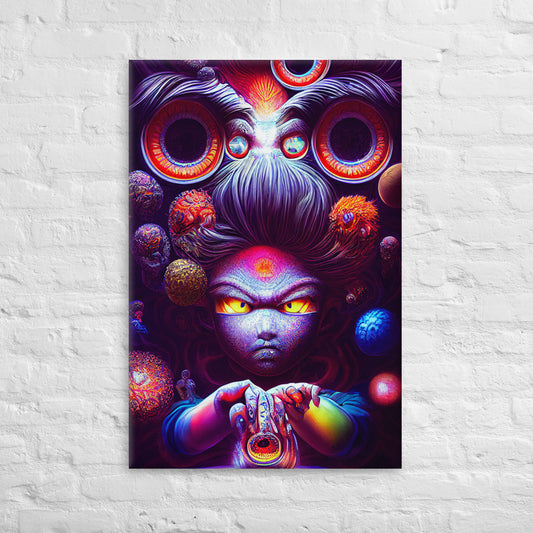 Super Saiyan in Wonderland 1.0 Canvas