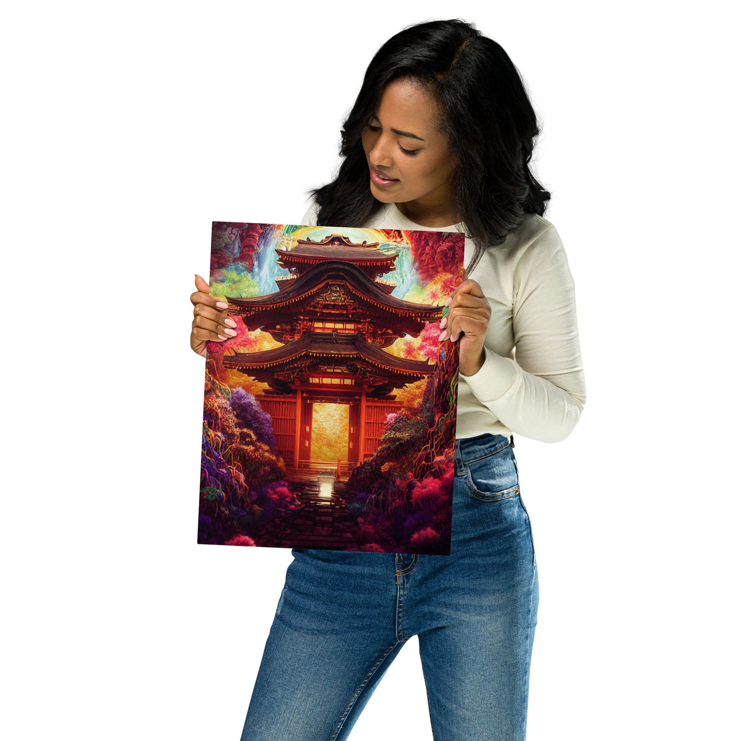 Infinite Majestic Shinto Portal 1.0 Metal prints