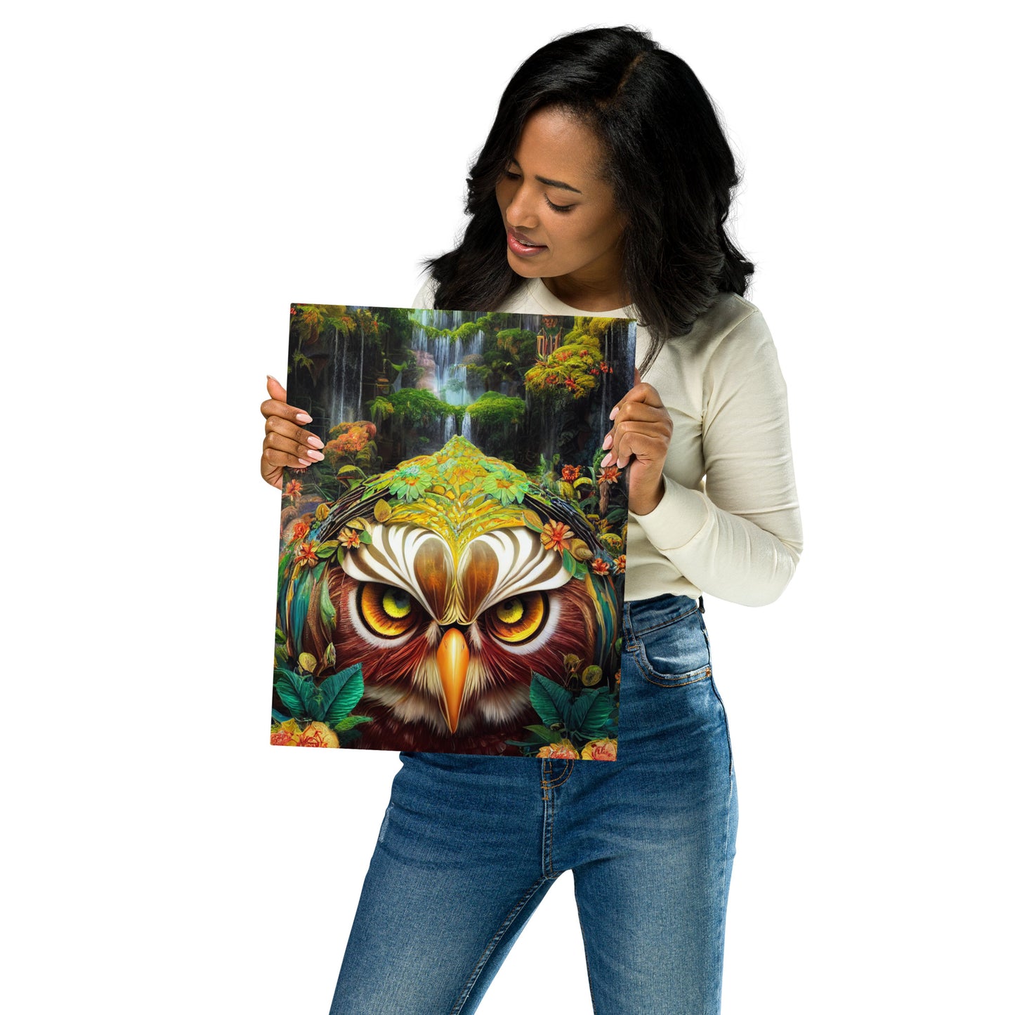 Dream Owl 1.0 Metal Print Wall Art