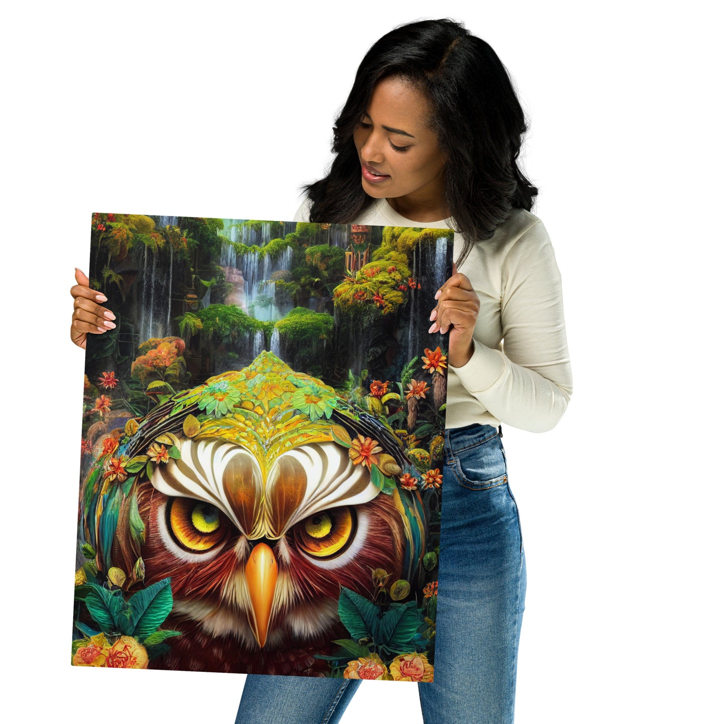 Dream Owl 1.0 Metal Print Wall Art