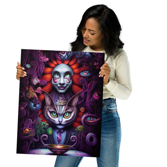 Cheshire Cat in Wonderland 1.0 Metal prints