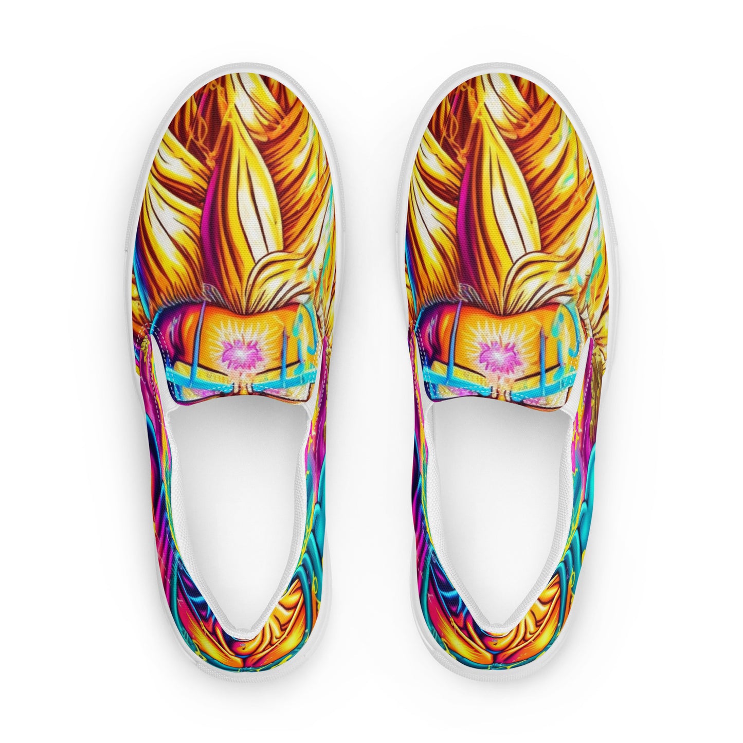 Super Saiyan Trip 1.0 Men’s slip-on canvas shoes