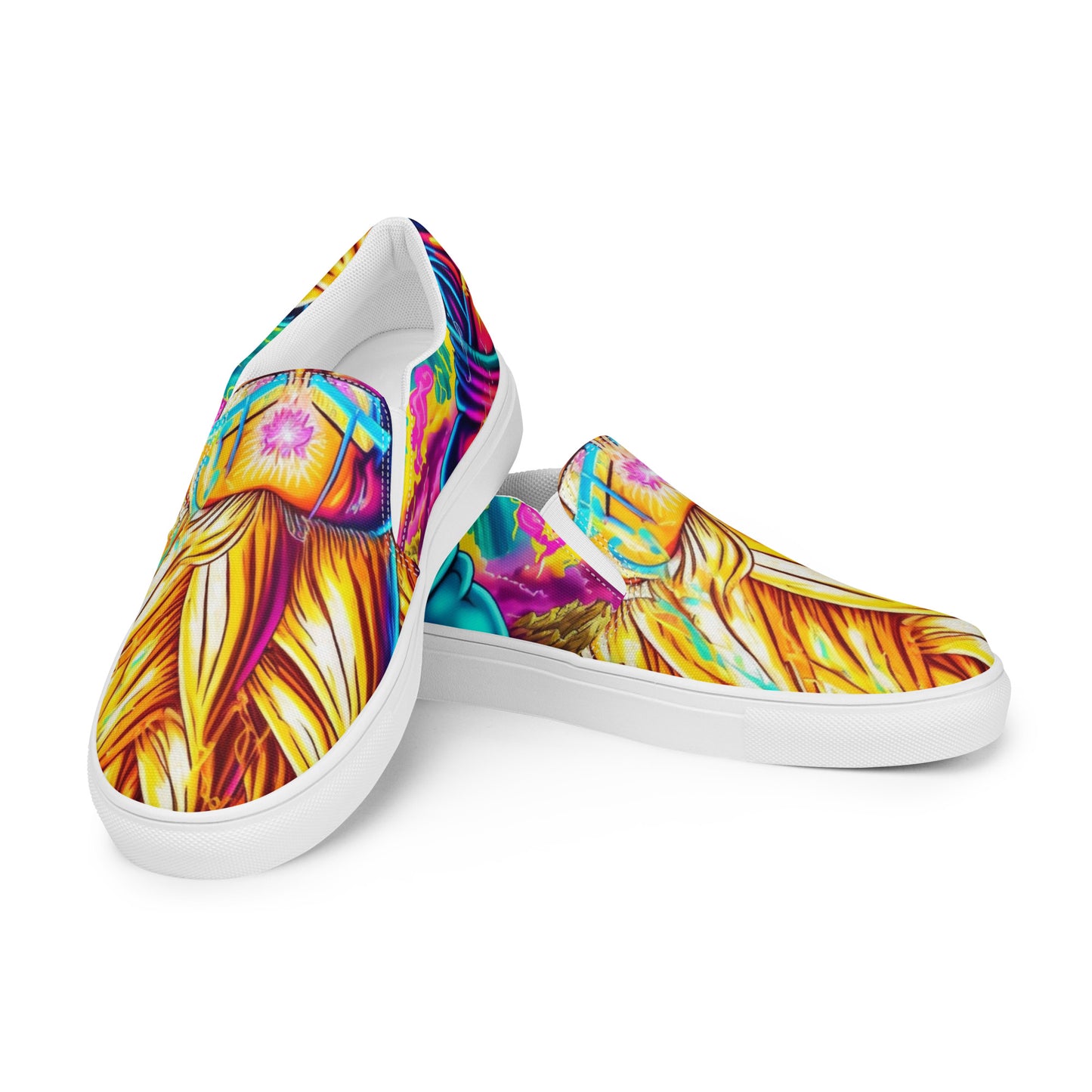 Super Saiyan Trip 1.0 Men’s slip-on canvas shoes