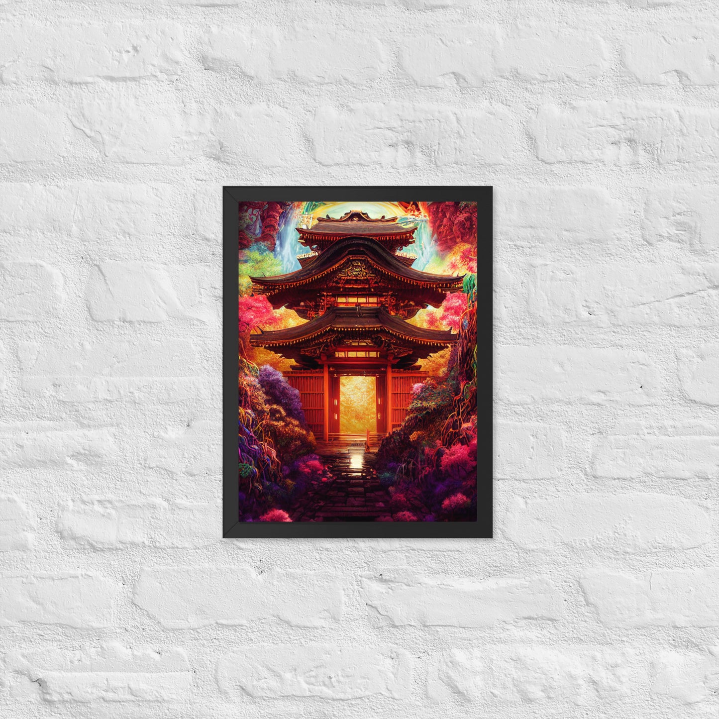 Infinite Majestic Shinto Portal 1.0 Framed photo paper poster