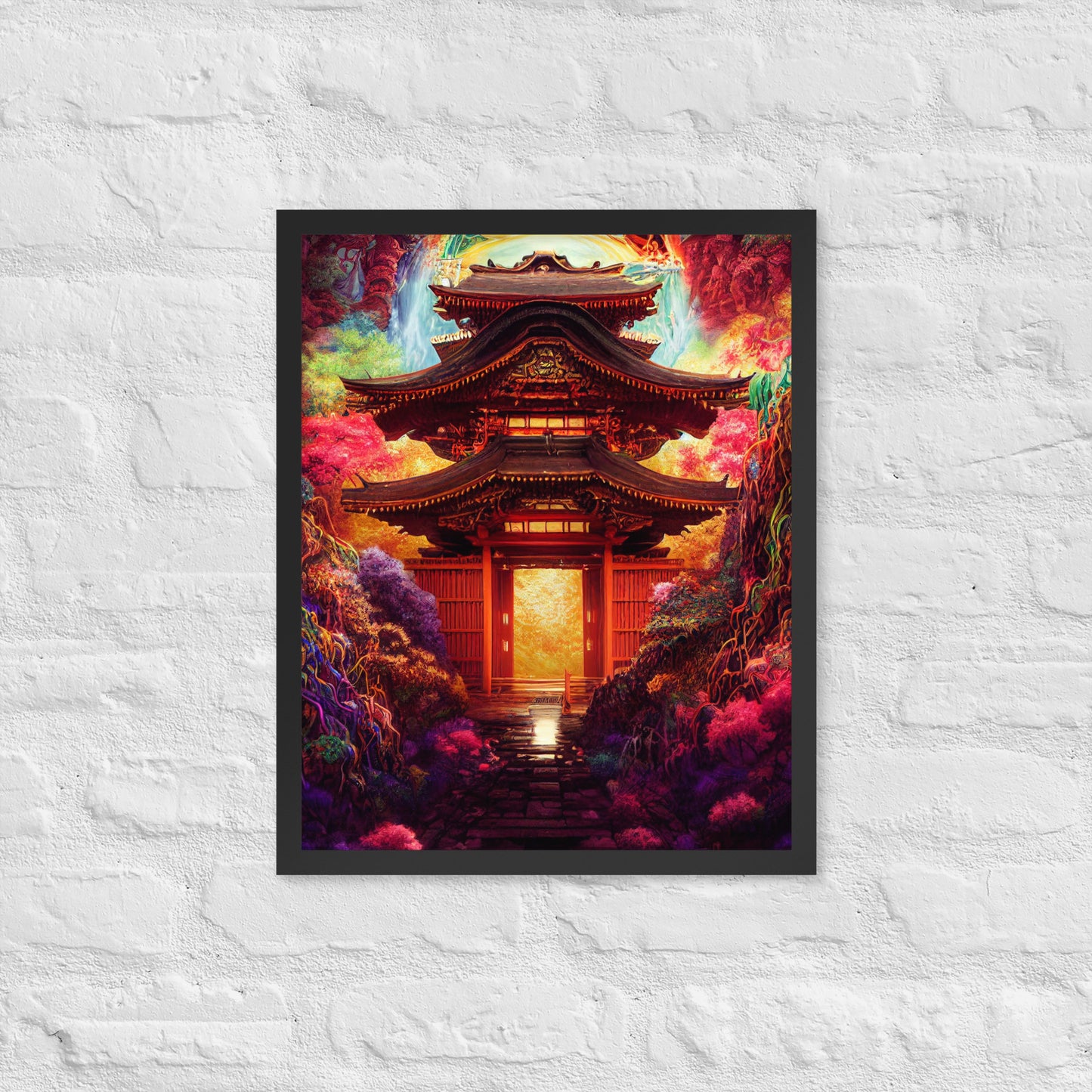 Infinite Majestic Shinto Portal 1.0 Framed photo paper poster