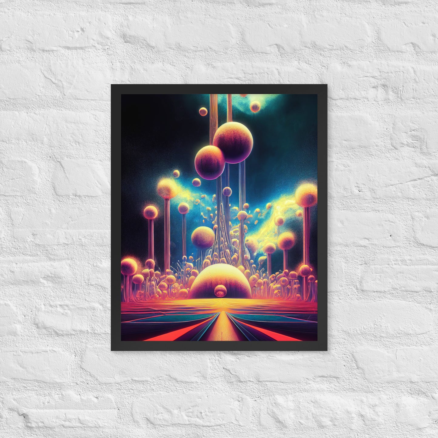 Megastructure 1.0 Framed Photo Paper Poster Wall Art