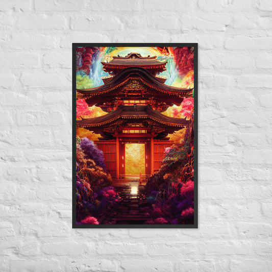 Infinite Majestic Shinto Portal 1.0 Framed photo paper poster