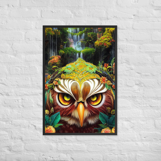 Dream Owl 1.0 Framed Photo Paper Poster