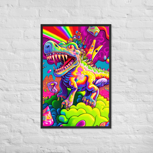 Dino Trip 1.0 Framed photo paper poster