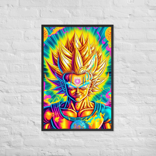 Super Saiyan Trip 1.0 Framed photo paper poster