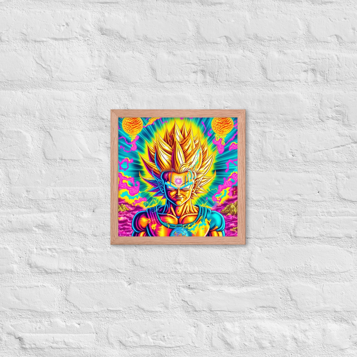 Super Saiyan Trip 1.0 Framed photo paper poster