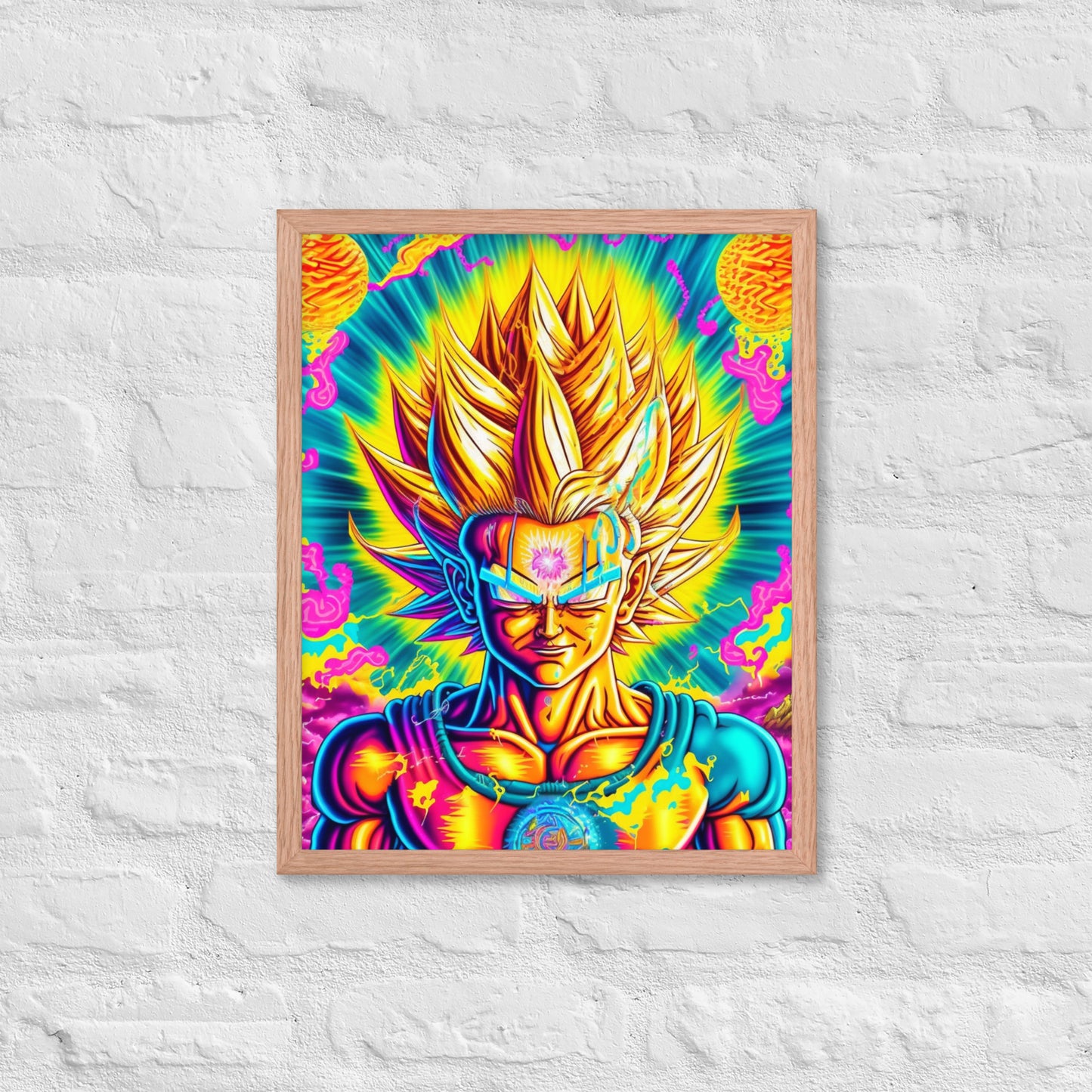 Super Saiyan Trip 1.0 Framed photo paper poster
