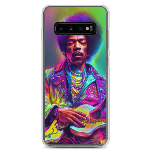 Jimi Hendrix Neon 1.0 Samsung Case