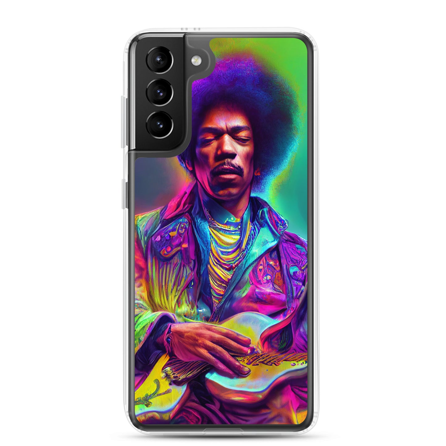 Jimi Hendrix Neon 1.0 Samsung Case
