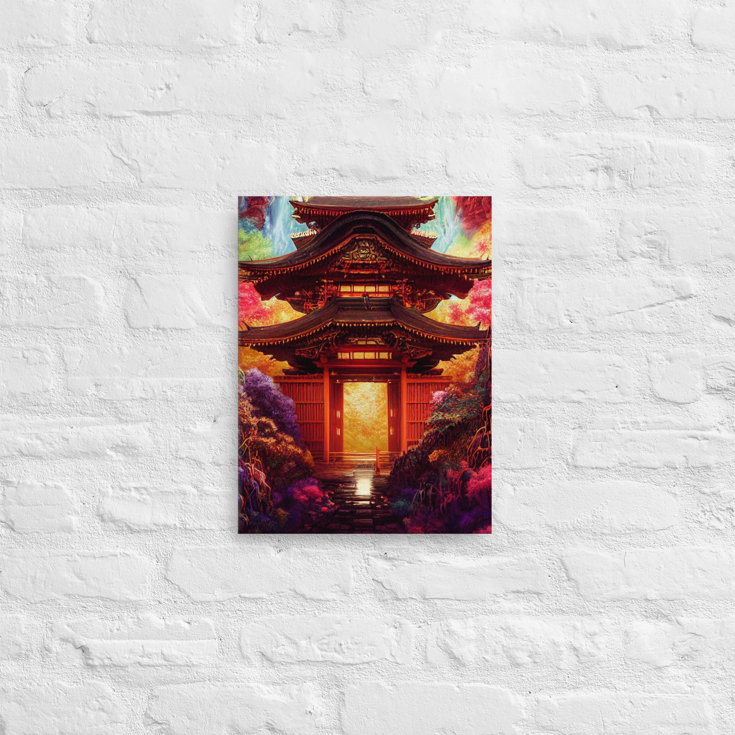 Infinite Majestic Shinto Portal 1.0 Thin Canvas Wall Art
