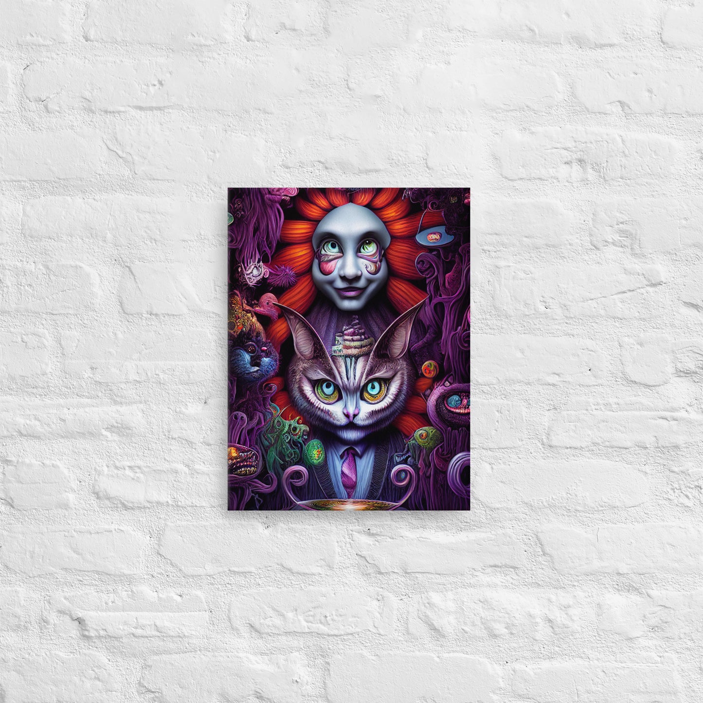 Cheshire Cat in Wonderland 1.0 Thin Canvas