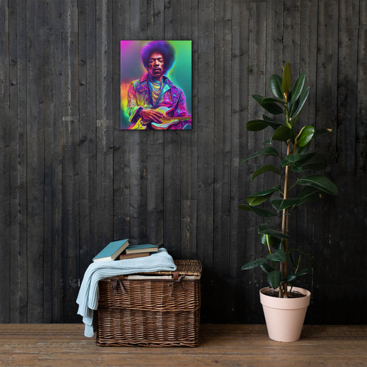 Jimi Hendrix Neon 1.0 Thin canvas