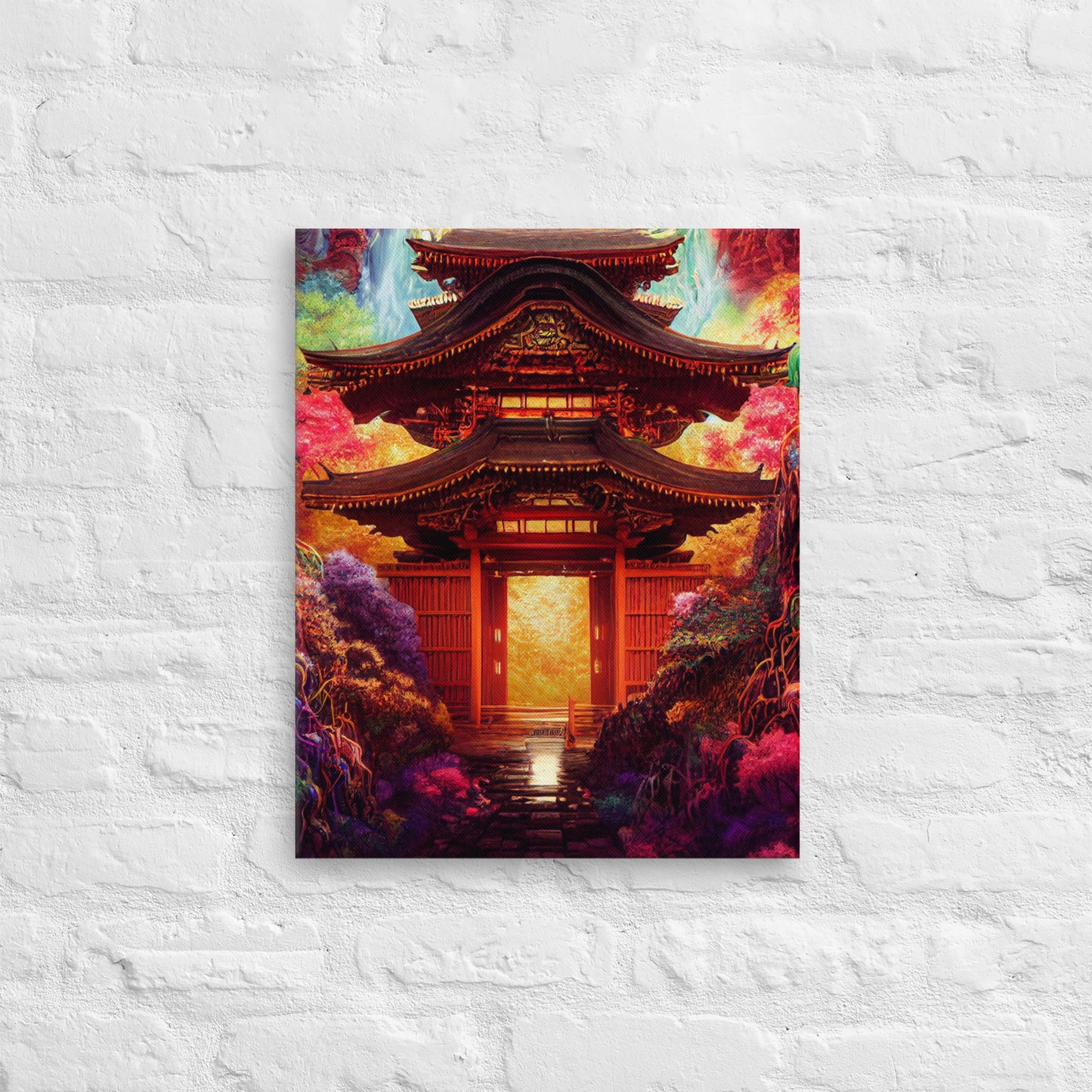 Infinite Majestic Shinto Portal 1.0 Thin Canvas Wall Art