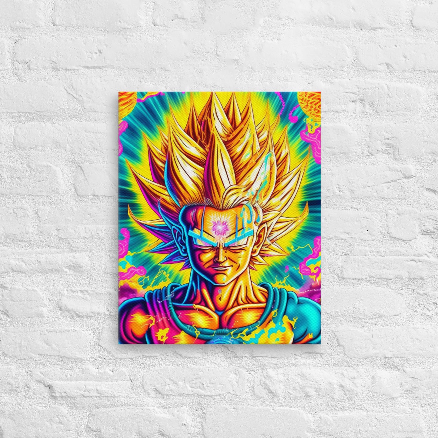 Super Saiyan Trip 1.0 Thin canvas