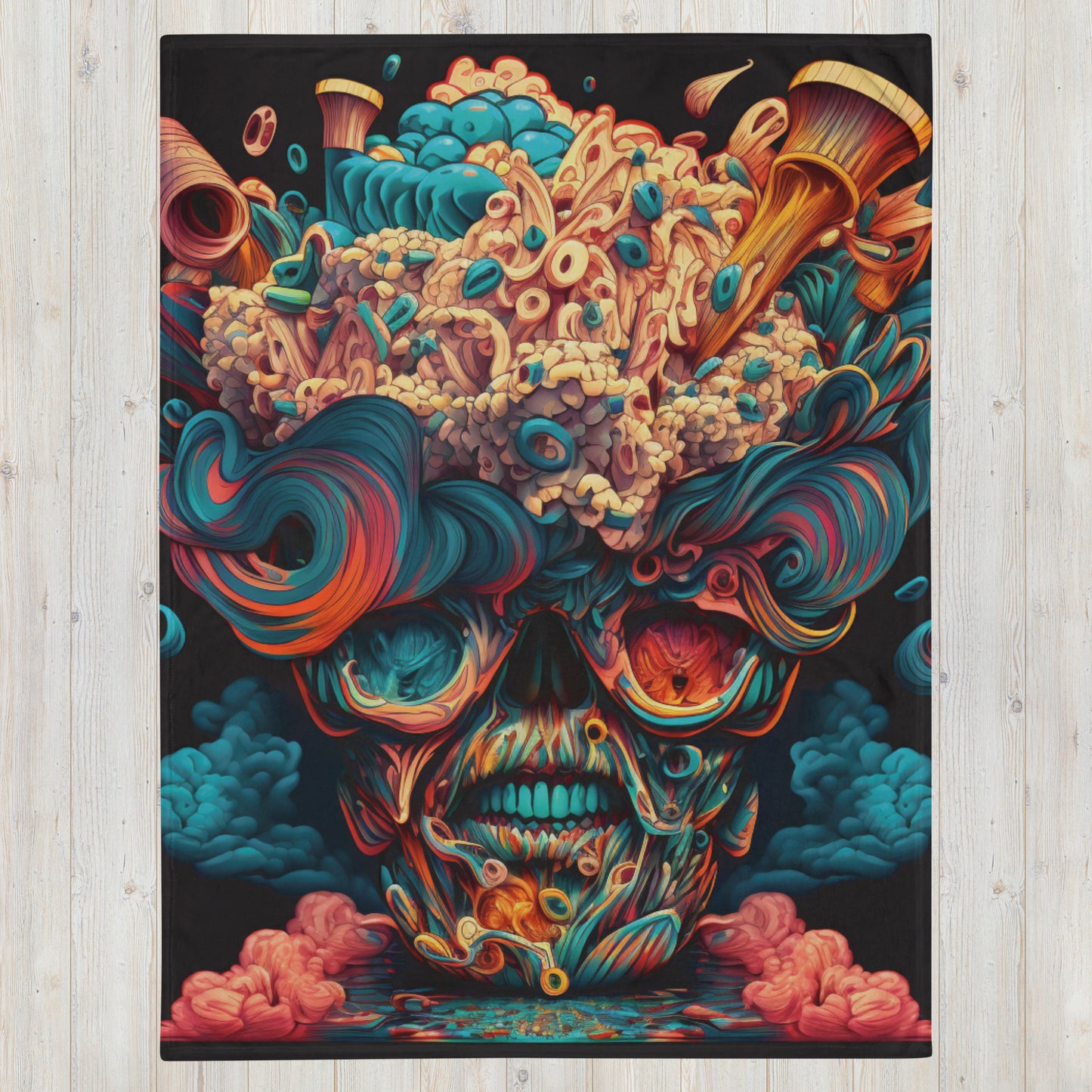 Popcorn Trip 1.0 Throw Blanket